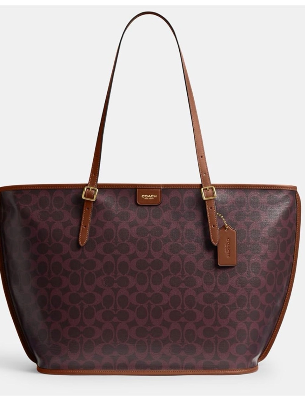 Coach Taxi Tote Bag in Signature Canvas